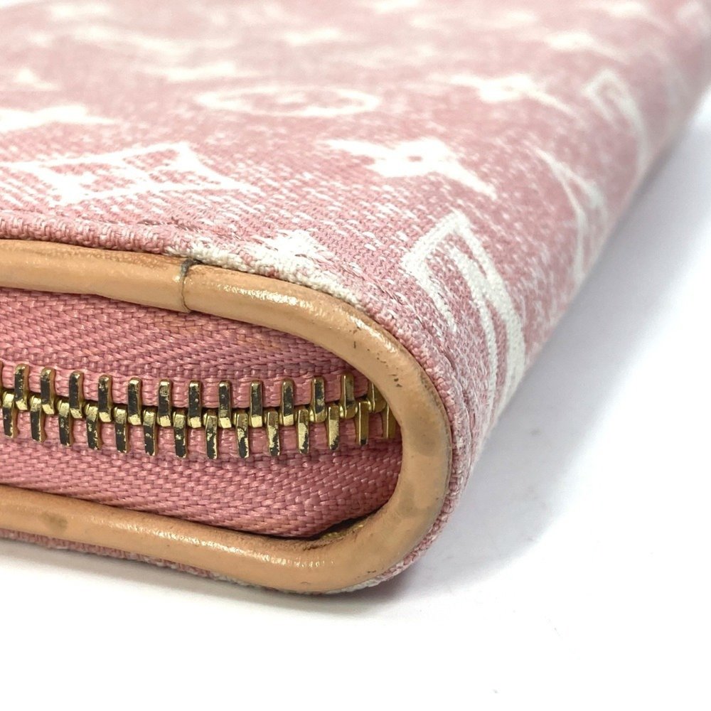 LOUIS VUITTON M81182 Monogram Denim Zippy Wallet, Women's, Pink - Picture 6 of 14
